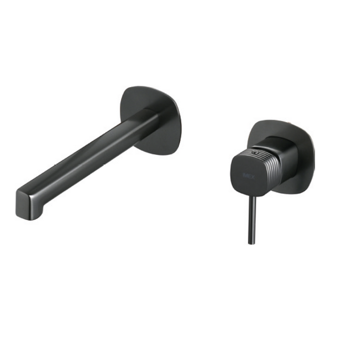 IMEX GLF065/BGM FIRENZE-SASSARI Monomando Lavabo Empotrado Black Gun Metal