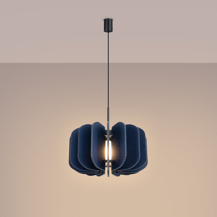 SOLLUX SL.1862 Lámpara colgante MULA 45 azul marino azul marino/negro