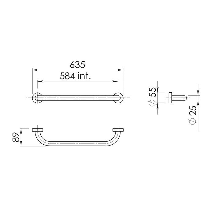 GEDY 11216013000 UP Asideros Cromo