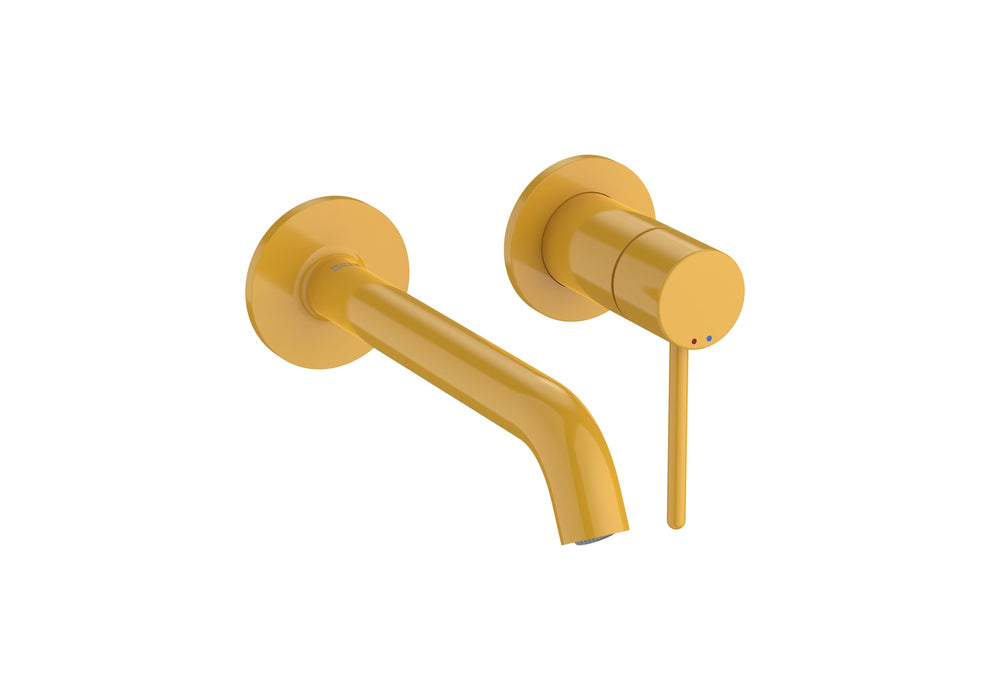 ROCA A5A353FP10 NU Grifo Monomando Empotrable Lavabo Maneta Pin Amarillo Miel