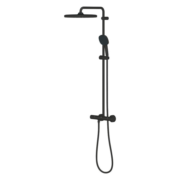 GROHE 26 689 243 TEMPESTA 250 Thermostatic Large Shower Faucet Matte Black