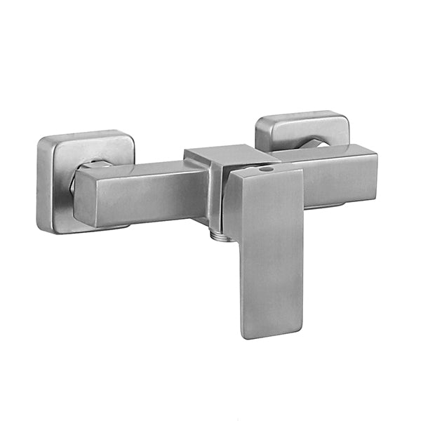 ARCOBAÑ LOPAICP  Lote Ducha Acero Cuadrado  + Set Plata