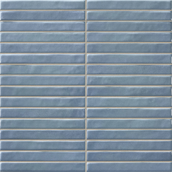 LA PLATERA PENCIL KROMO TEAL 35x35 Azulejo Pasta Blanca