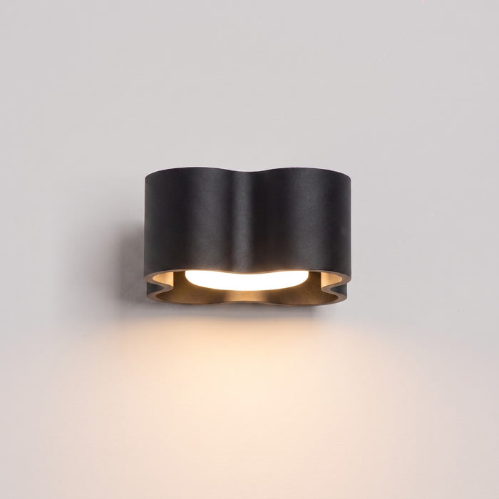 SOLLUX SL.3339 Lámpara De Pared Ovio Negra Gx53