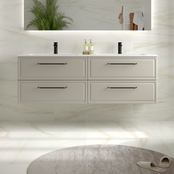 SALGAR 121806 RUNA Mueble+Lavabo VILNA 160cm Gris mate
