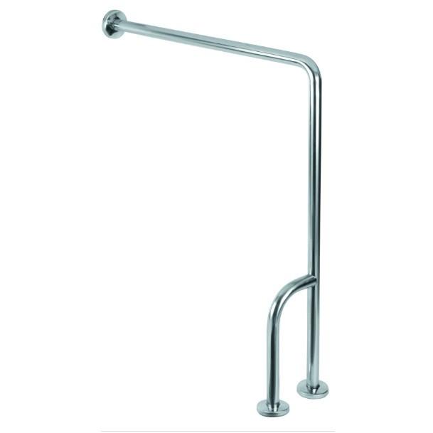 MEDICLINICS BSD020C Barra Pared/Suelo 3 Apoyos Inox Brillo
