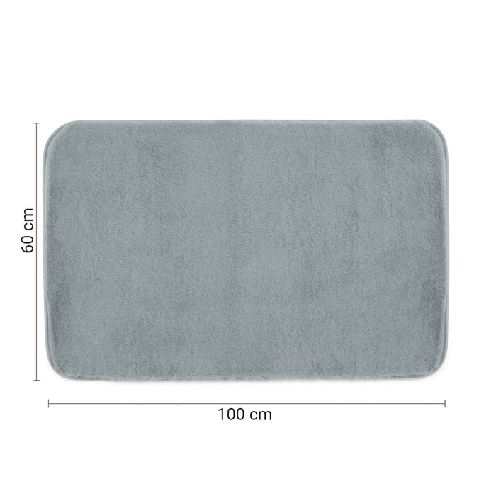 GEDY 96FY1006089 FUZZY Alfombra de baño 100x60 cm gris