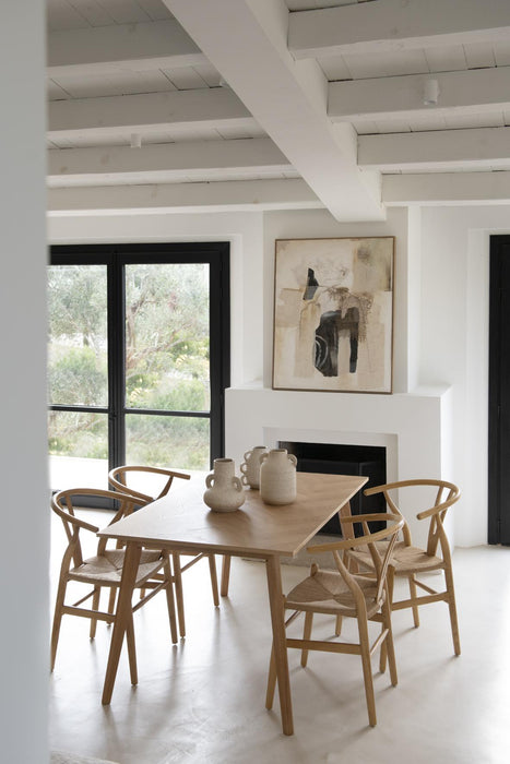 ANDREA HOUSE MU70002 SALMA Elm Wood and Paper Cord Chair