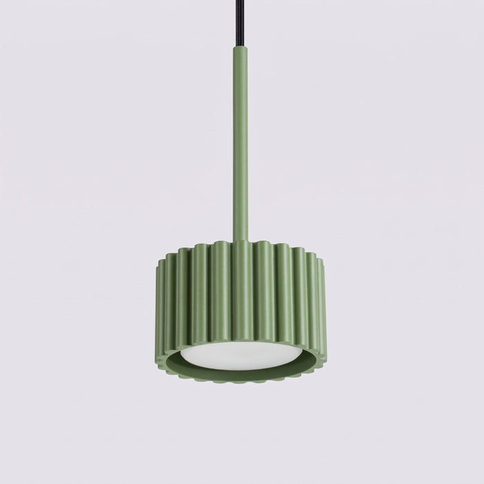 SOLLUX SL.2679 Lámpara colgante AURA 1 verde oliva Gx53