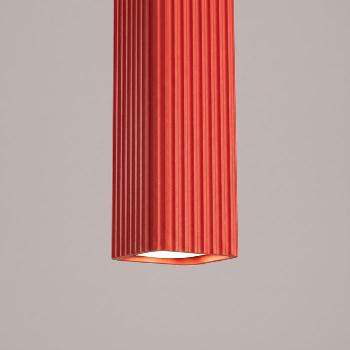 SOLLUX SL.3253 Lámpara Colgante Rayo 1 Roja