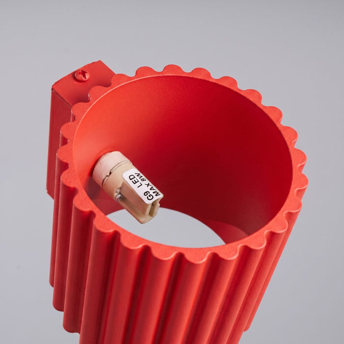 SOLLUX SL.2420 Aplique de pared AURA rojo G9