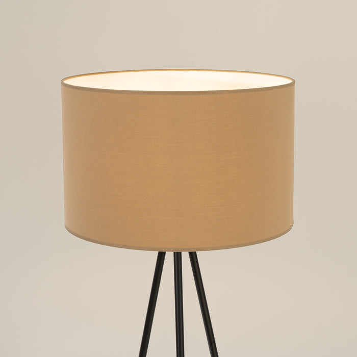 SOLLUX SL.1853 Lámpara de pie NEVIA beige color topo/negro