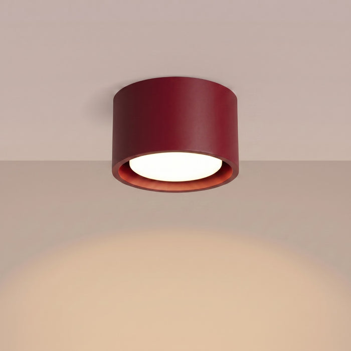SOLLUX SL.2454 Plafón MODO 1 burdeos Gx53