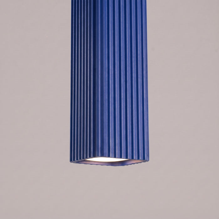 SOLLUX SL.3211 Lámpara Colgante Rayo 1 Azul Ultramar