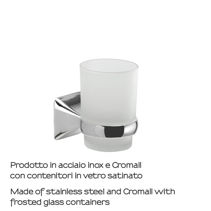 GEDY CE101300100 CERVINO Portacepillos Cromo