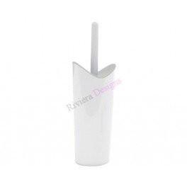 GEDY 31330200300 Moby White/White Toilet Brush Holder