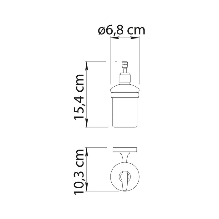 GEDY FP811300100 FELCE PLUS Dosificador Cromo