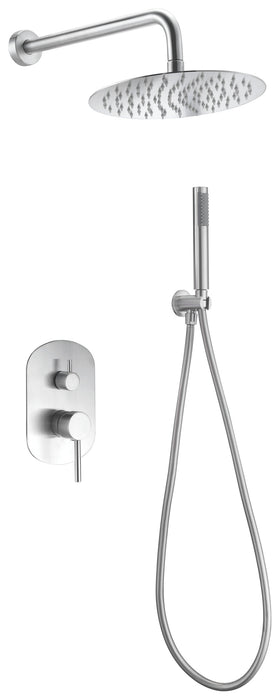 IMEX GPK034 MOSCU Conjunto de Ducha Empotrado Monomando Acero