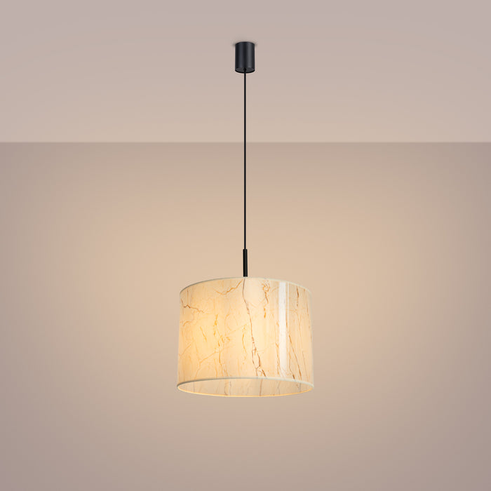 SOLLUX SL.1850 Lámpara colgante NEVIA mármol mármol beige/negro