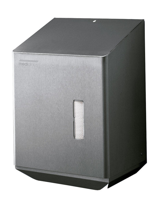 MEDICLINICS DT0201CS Satin Paper Dispenser Stainless Steel