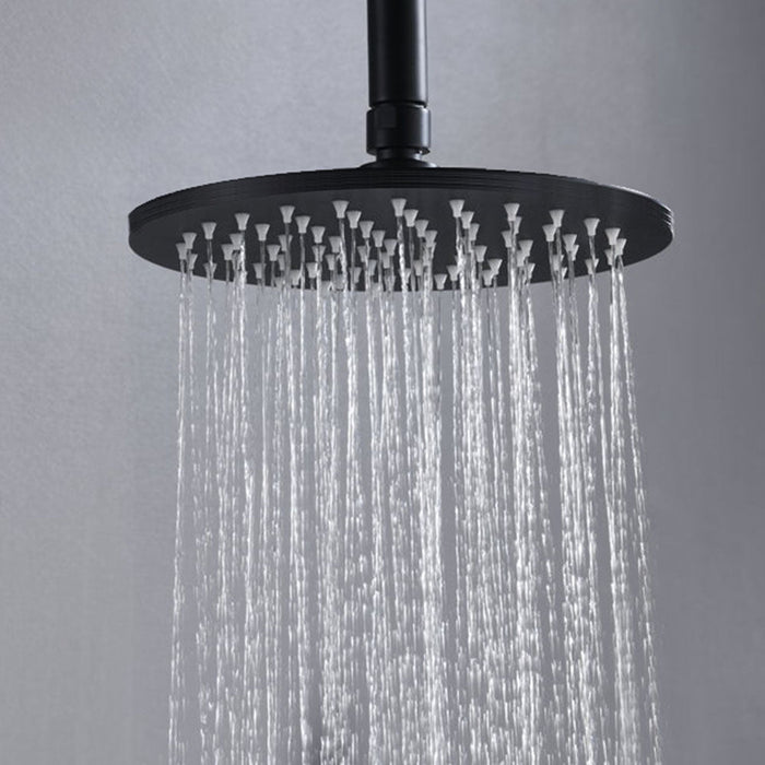 LLAVISAN L126504 OSLO Gran Ducha Monomando 2 Vías Color Negro Mate