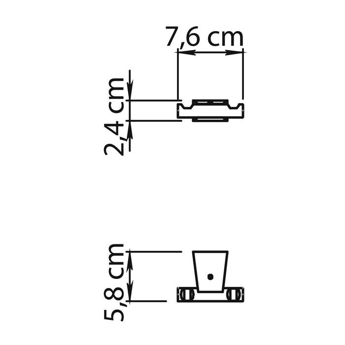 GEDY TN261300000 TONALE Percha Cromo