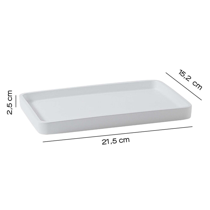 GEDY BR060200000 BRENDA Matte White Tray