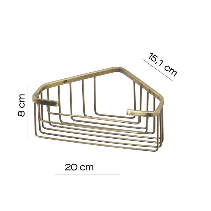 GEDY 24834400900 Portaobjetos Angular Bronce