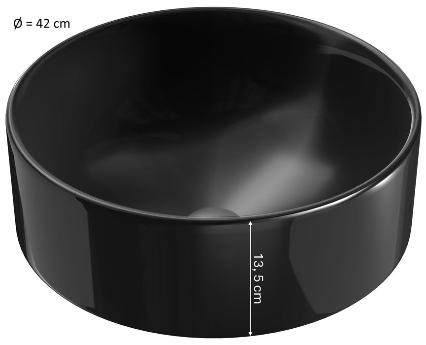 JACOB DELAFON E14800-7 VOX Lavabo Redondo. 42cm Negro