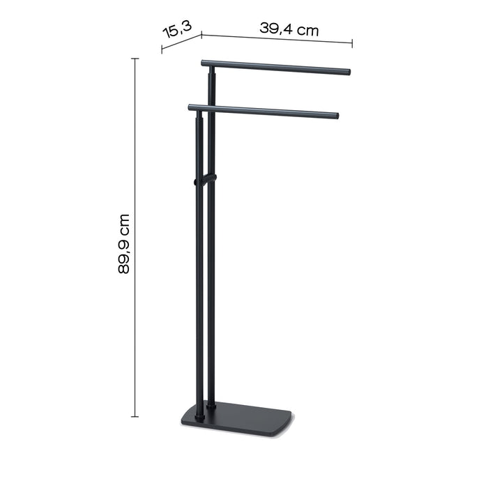 GEDY 73311400000 FLORIDA Toallero De Pie Negro Mate