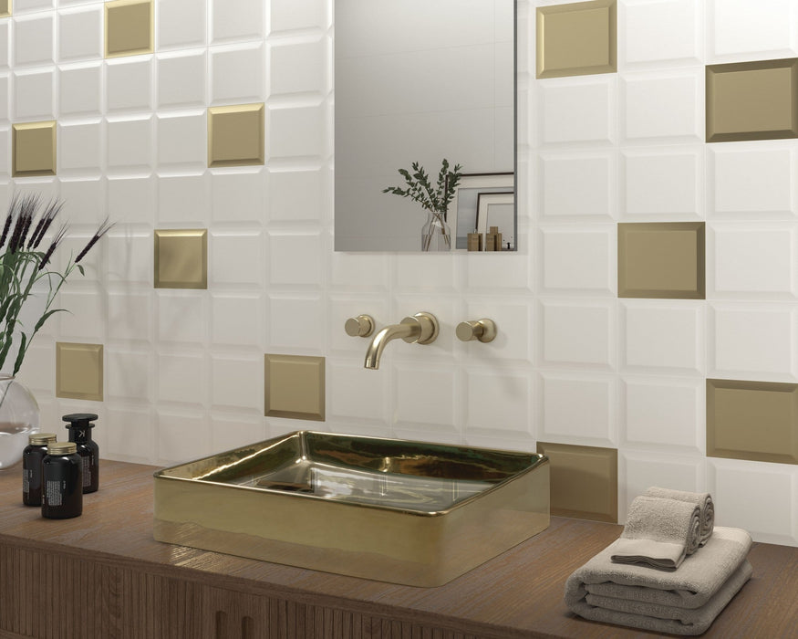 DUNE 187758 WONDER GOLD Lavabo de Sobreencimera