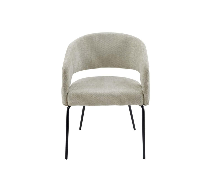 ANDREA HOUSE MU74107 Silla Tapizada Mila 56x56x82 CM