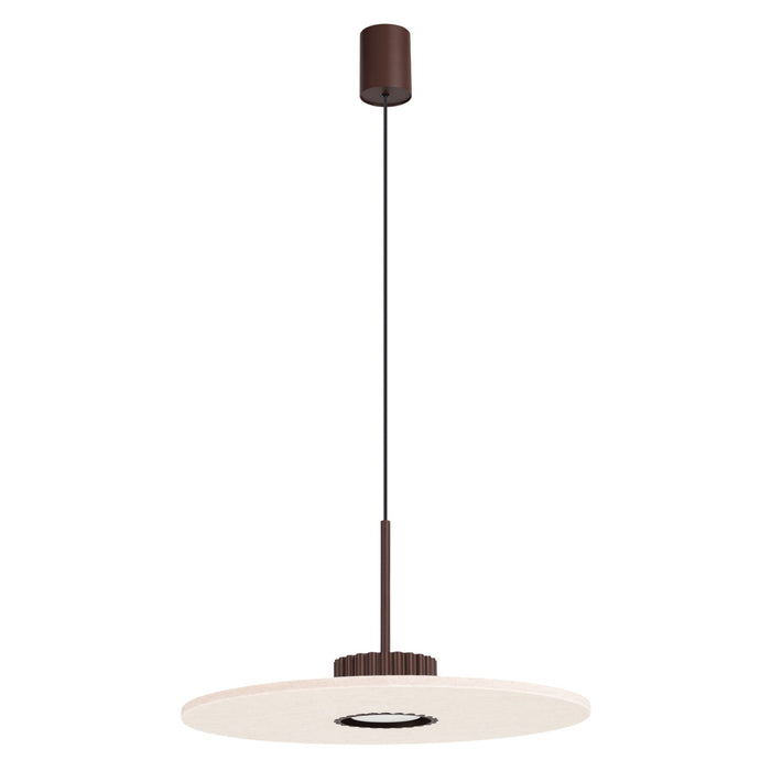 SOLLUX SL.2694 Lámpara colgante OVO 1 brązowa/beżowa filc Gx53