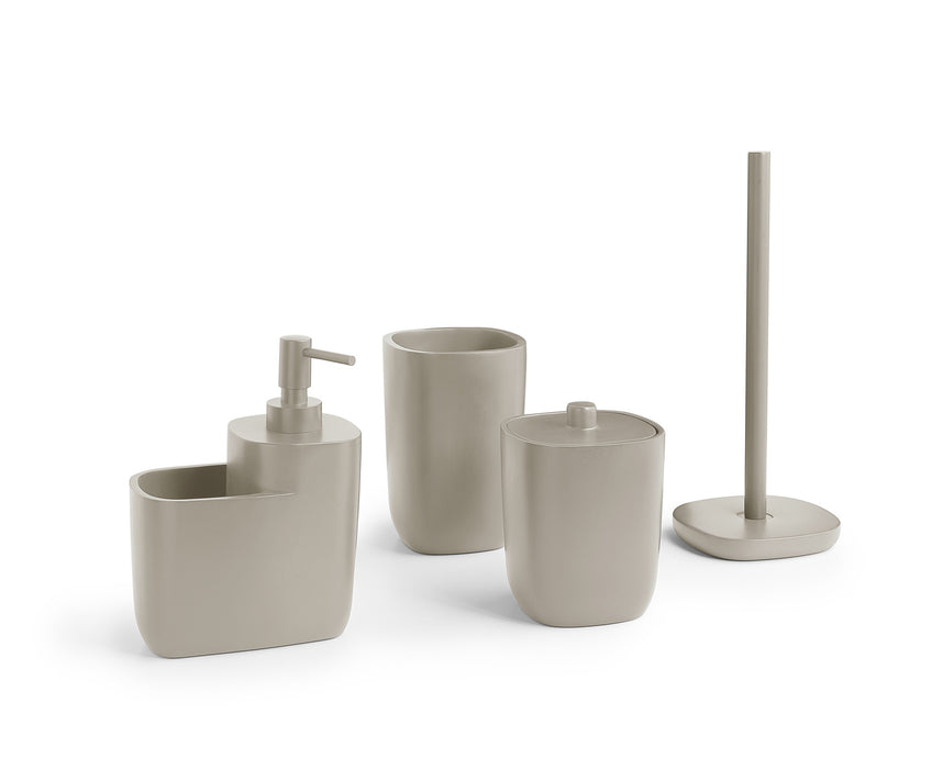 GEDY MA976600300 MACARON Porta cubiertos de cocina beige mate