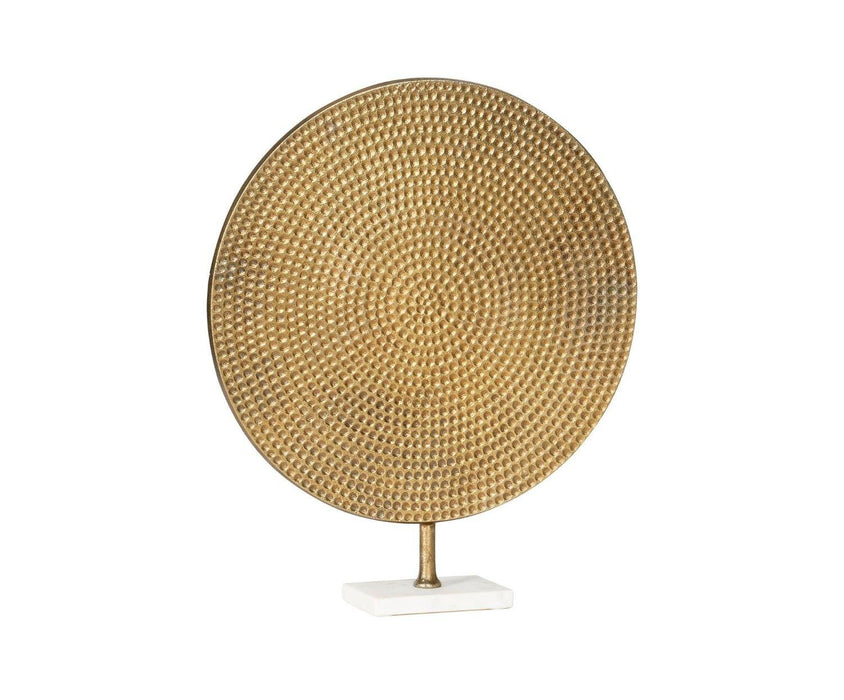 ANDREA HOUSE AX70224 Estatua Aluminio Calypso 36x10x46 CM