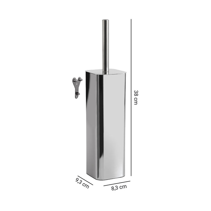 GEDY 13340313000 JACK Escobillero de pared cromo