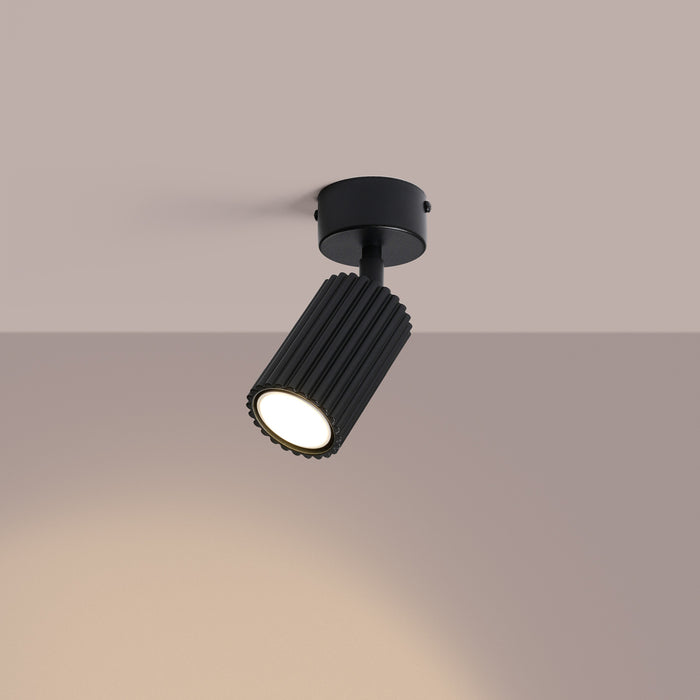 SOLLUX SL.1913 Plafón KARBON 1 negro
