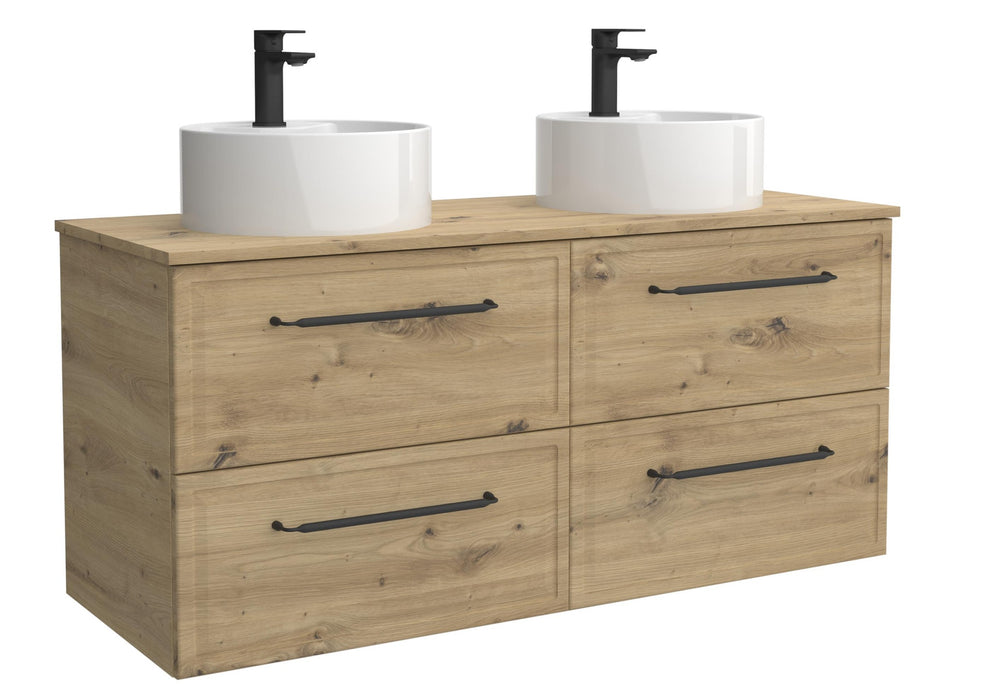 SALGAR 121842 RUNA Mueble+Lavabo LISBOA 140cm Roble