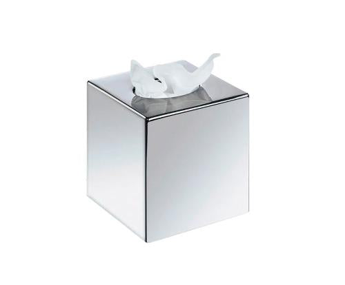 ANDREA HOUSE BA75096 Portapañuelos Inox 12,5X12,5X13 Cm