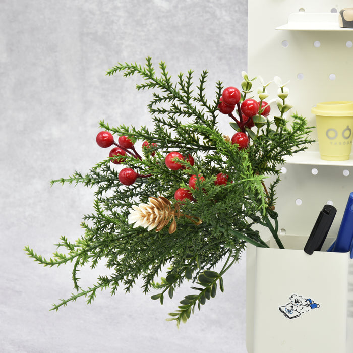 BONERVA MAL1247 Artificial Bouquet Christmas Wish
