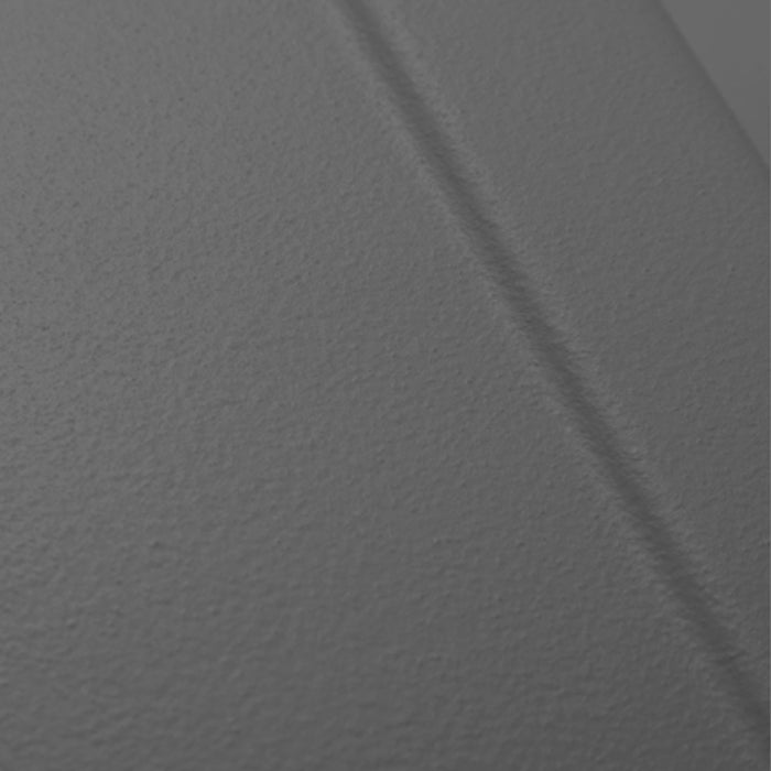 UNISAN STEPIN Gray Rectangular Non-Slip Ceramic Shower Tray