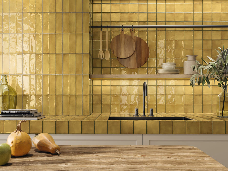 CARMEN A039197 SEVILLE HONEY 10x10 Azulejo Esmaltado