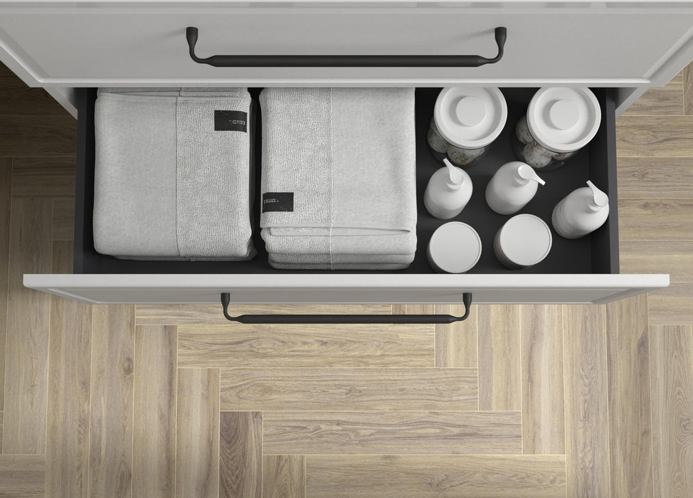 SALGAR 121835 RUNA Mueble+Lavabo LISBOA 120cm Blanco Mate