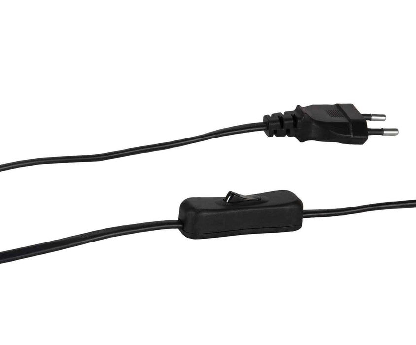 ANDREA HOUSE IL71050 Lámpara Olivier Metal Negra Ø18x30 CM