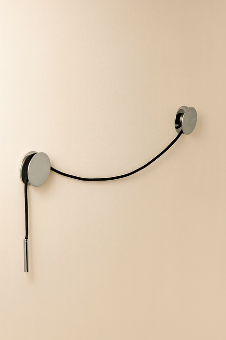 COSMIC 2751664 DIABOLO Chrome-Black Towel Rack