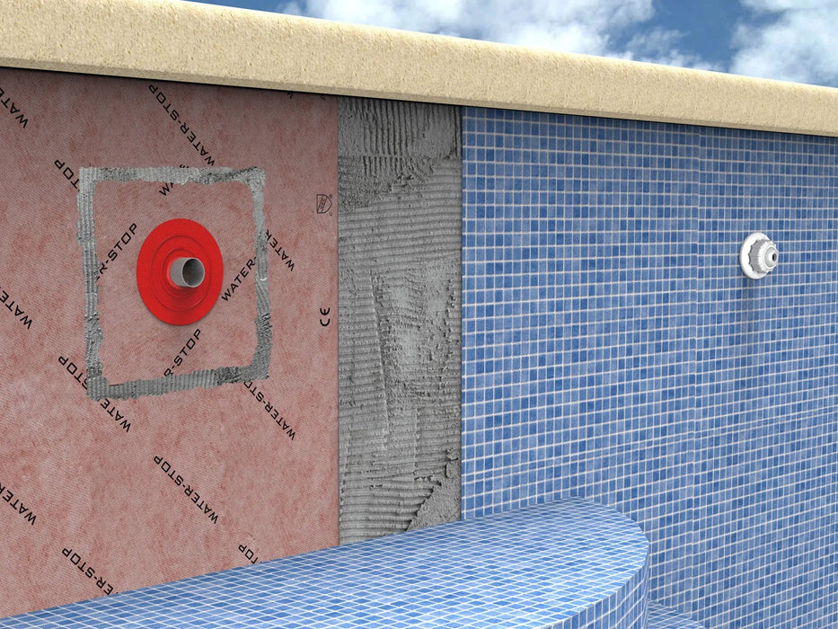 ESTIL GURU IG60020 WATER-STOP SAFETUB Ø32-Ø50 Bag of 5 pcs Waterproof Reinforcement for Pipes