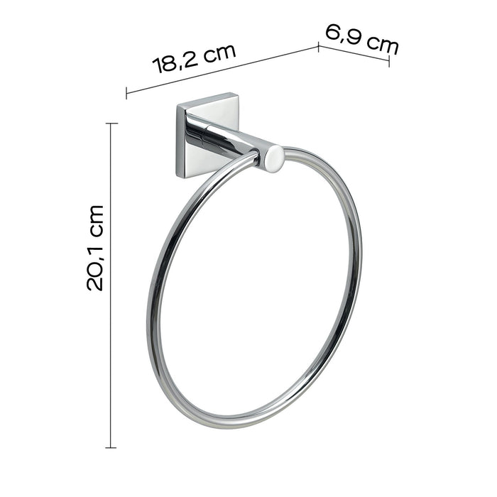 GEDY FJ701300100 FUJI Chrome Ring Towel Holder