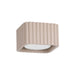 SOLLUX SL.3039 Lámpara De Techo Riff 1 Taupe Gx53