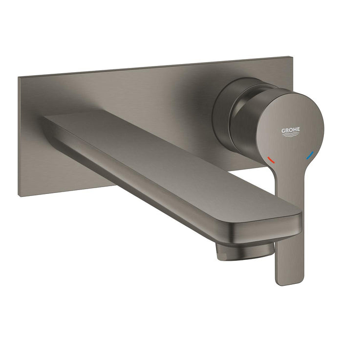 GROHE 23 444 AL1 Lineare Monomando de lavabo mural 1/2" Tamaño L Brushed hard graphite (Grafito cepillado)