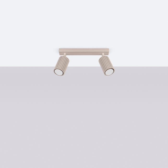 SOLLUX SL.1763 KARBON Lámpara De Pared Taupe